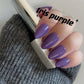 Iris Purple | Gel Polish | Ultra Shine Long Lasting Brush on UV Gels Home Nail DIY False Tips Manicure Nail Art Supply