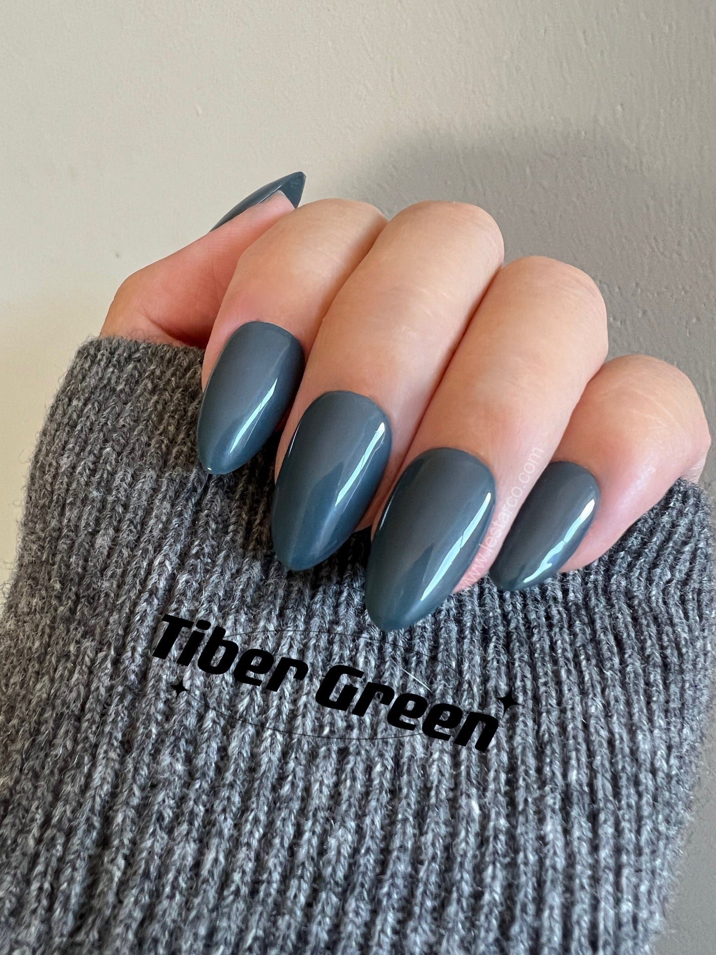 Tiber Green | Gel Polish | Ultra Shine Long Lasting Brush on UV Gels Home Nail DIY False Tips Manicure Nail Art Supply