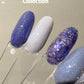 Brilliant Lapis Gel Polish | Sheer Blue w/ Multi Size Chunky Glitter | Ultra Shine Home Nail DIY  Manicure Nail Art Supply By LUMIQO