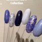 Brilliant Lapis Gel Polish | Sheer Blue w/ Multi Size Chunky Glitter | Ultra Shine Home Nail DIY  Manicure Nail Art Supply By LUMIQO