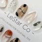 Reusable Minimalist Linea Premium Short Press on Nails Gel Manicure | Fake Nails | Handmade | Lestarco faux nails ML239