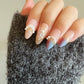 Reusable Chic Cluster Premium Short Press on Nails Gel Manicure | Fake Nails | Handmade | Lestarco faux nails BB246