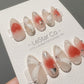 Reusable Sweet Infatuation | Premium Press on Nails Gel | Fake Nails | Cute Fun Colorful Gel Nail Artist faux nails TT254