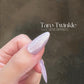 Taro Twinkle |Cat Eye Gel Polish | Sheer Lavender Purple w/Silver Shimmer | Long Lasting Brush on UV Gels Nail DIY Manicure Nail Art Supply