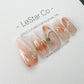 Reusable Gem Rosebud | Premium Press on Nails Gel | Fake Nails | Cute Fun Colorful Gel Nail Artist faux nails BB261