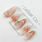 Reusable Gem Rosebud | Premium Press on Nails Gel | Fake Nails | Cute Fun Colorful Gel Nail Artist faux nails BB261