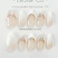Reusable Woolen Chic | Premium Press on Nails Gel | Fake Nails | Cute Fun Colorful Gel Nail Artist faux nails ML298