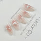 Reusable Heartstrings | Premium Press on Nails Gel | Fake Nails | Cute Fun Colorful Gel Nail Artist faux nails TT266