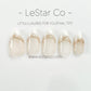 Reusable Pearl Royale | Premium Press on Nails Gel | Fake Nails | Cute Fun Colorful Gel Nail Artist faux nails ML299