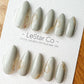 Reusable Crystal Ash | Premium Press on Nails Gel | Fake Nails | Cute Fun Colorful Gel Nail Artist faux nails ML292