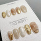 Reusable Sahara Sunset | Premium Press on Nails Gel | Fake Nails | Cute Fun Colorful Gel Nail Artist faux nails BB323