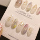 Reusable Spring Garden| Premium Press on Nails Gel | Fake Nails | Cute Fun Colorful Gel Nail Artist faux nails BB328