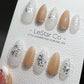 Reusable Hoping For The Best | Premium Press on Nails Gel | Fake Nails | Cute Fun Colorful Gel Nail Artist faux nails TMR341