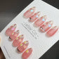 Reusable Really Love Me | Premium Press on Nails Gel | Fake Nails | Cute Fun Colorful Gel Nail Artist faux nails ML342