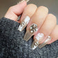 Reusable Stay Beautiful | Premium Press on Nails Gel | Fake Nails | Cute Fun Colorful Gel Nail Artist faux nails BB354