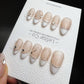 Reusable Fade Into | Premium Press on Nails Gel | Fake Nails | Cute Fun Colorful Gel Nail Artist faux nails ML344