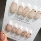 Reusable Fade Into | Premium Press on Nails Gel | Fake Nails | Cute Fun Colorful Gel Nail Artist faux nails ML344