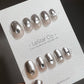 Reusable All Day Long | Premium Press on Nails Gel | Fake Nails | Cute Fun Colorful Gel Nail False faux Nails TMR363
