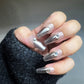Reusable All Day Long | Premium Press on Nails Gel | Fake Nails | Cute Fun Colorful Gel Nail False faux Nails TMR363