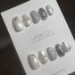 Reusable Silver Rush | Premium Press on Nails Gel | Fake Nails | Cute Fun Colorful Gel Nail Artist faux nails TMR364