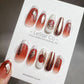 Reusable What Do You Say | Premium Press on Nails Gel | Fake Nails | Cute Fun Colorful Gel Nail Artist faux nails ML365