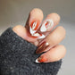 Reusable What Do You Say | Premium Press on Nails Gel | Fake Nails | Cute Fun Colorful Gel Nail Artist faux nails ML365