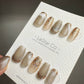 Reusable Be Together Cat-Eye Effect| Premium Press on Nails Gel | Fake Nails | Cute Fun Colorful Gel Nail Artist faux nails TMR378