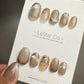 Reusable Be Together Cat-Eye Effect| Premium Press on Nails Gel | Fake Nails | Cute Fun Colorful Gel Nail Artist faux nails TMR378