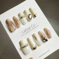 Reusable Our Love | Premium Press on Nails Gel | Fake Nails | Cute Fun Colorful Gel Nail Artist faux nails TS393