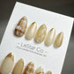 Reusable Moonlight | Premium Press on Nails Gel | Fake Nails | Cute Fun Colorful Gel Nail Artist faux nails QN418