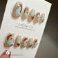 Reusable Sandy Shores | Premium Press on Nails Gel | Fake Nails | Cute Fun Colorful Gel Nail Artist faux nails QN445