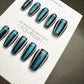 Reusable Galactic Gleam| Premium Press on Nails Gel | Fake Nails | Cute Fun Colorful Gel Nail Artist faux nails QN451