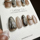Reusable Into You | Premium Press on Nails Gel | Fake Nails | Cute Fun Colorful Gel Nail Artist faux nails QN417