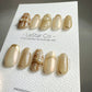 Reusable Moonlight | Premium Press on Nails Gel | Fake Nails | Cute Fun Colorful Gel Nail Artist faux nails QN418