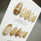 Reusable Moonlight | Premium Press on Nails Gel | Fake Nails | Cute Fun Colorful Gel Nail Artist faux nails QN418