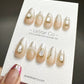 Reusable Over the Moon | Premium Handmade Press on Nails Gel | Fake Nails | Cute Fun Colorful Gel Nail Artist faux nails QN453