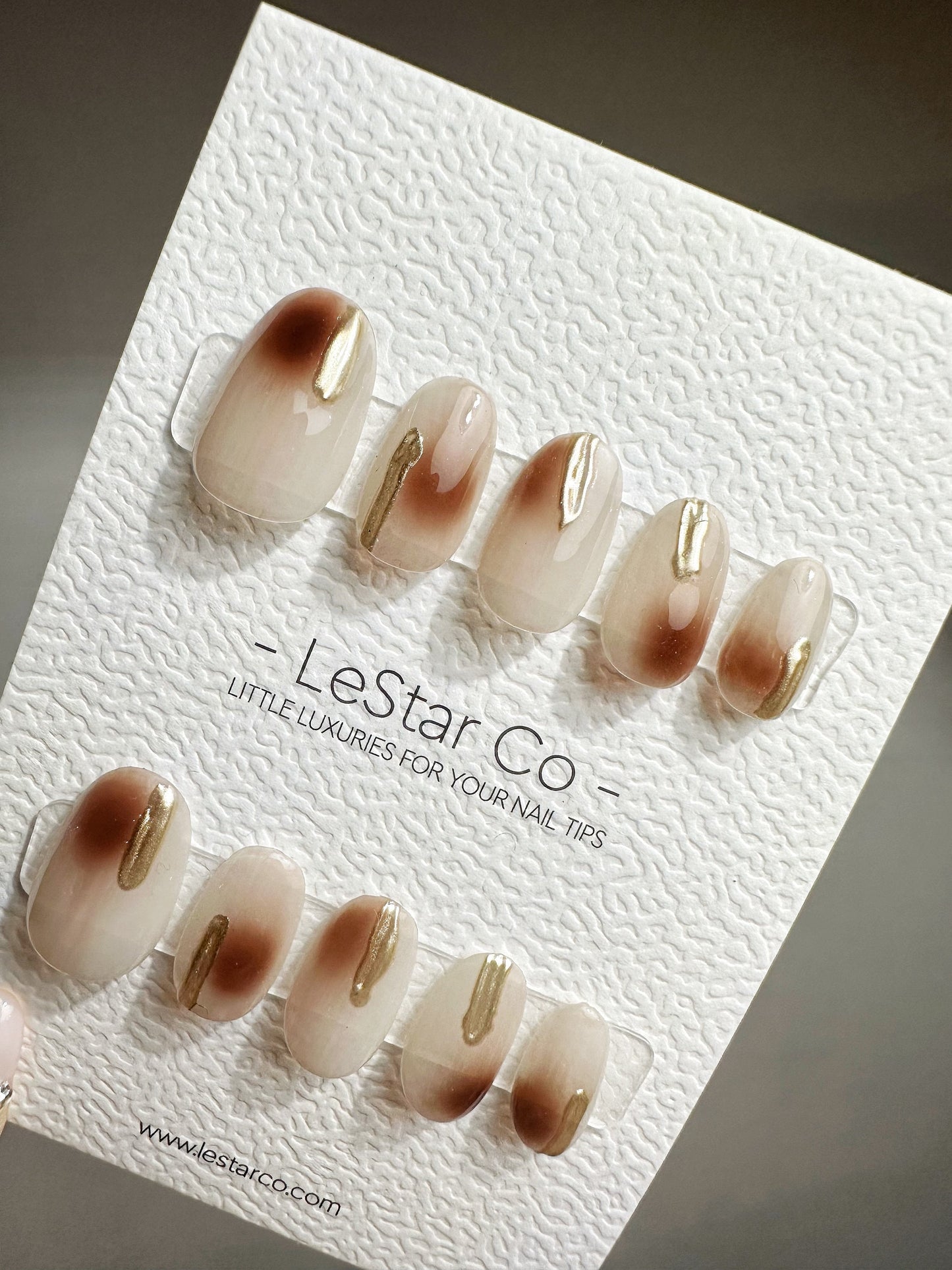 Reusable Marble Nuse | Premium Press on Nails Gel | Fake Nails | Cute Fun Colorful Gel Nail Artist faux nails ML434
