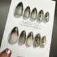 Reusable Botanical Bliss | Premium Press on Nails Gel | Fake Nails | Cute Fun Colorful Gel Nail Artist faux nails QN447