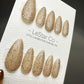 Reusable Nebula Nude | Nails Premium Press on Nails Gel Manicure | Fake Nails | Handmade | Lestarco faux nails 460zz
