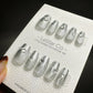 Reusable Silver Mirage Cat Eye Effect | Premium Press on Nails Gel | Fake Nails | Cute Fun Colorful Gel Nail faux nails QN470