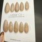 Reusable Nebula Nude | Nails Premium Press on Nails Gel Manicure | Fake Nails | Handmade | Lestarco faux nails 460zz