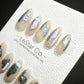 Reusable Ethereal Marble | Premium Press on Nails Gel | Fake Nails | Cute Fun Colorful Gel Nail Artist faux nails QN472