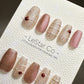 Reusable Cherry Pop | Premium Press on Nails Gel | Fake Nails | Cute Fun Colorful Gel Nail Artist faux nails TMR483