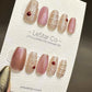 Reusable Cherry Pop | Premium Press on Nails Gel | Fake Nails | Cute Fun Colorful Gel Nail Artist faux nails TMR483