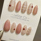 Reusable Cherry Pop | Premium Press on Nails Gel | Fake Nails | Cute Fun Colorful Gel Nail Artist faux nails TMR483